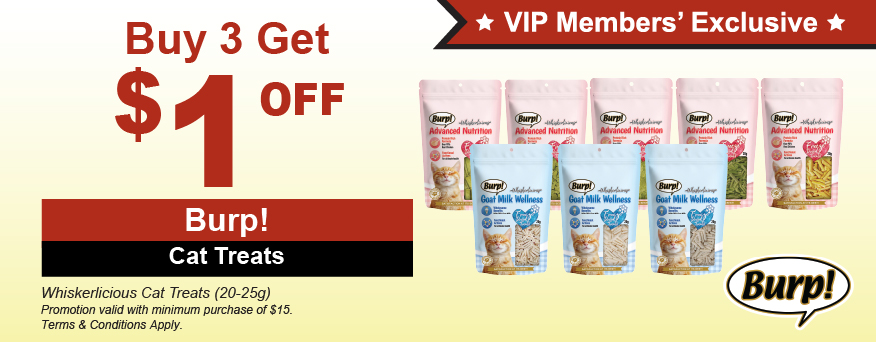 Burp! Cat Treats Promo
